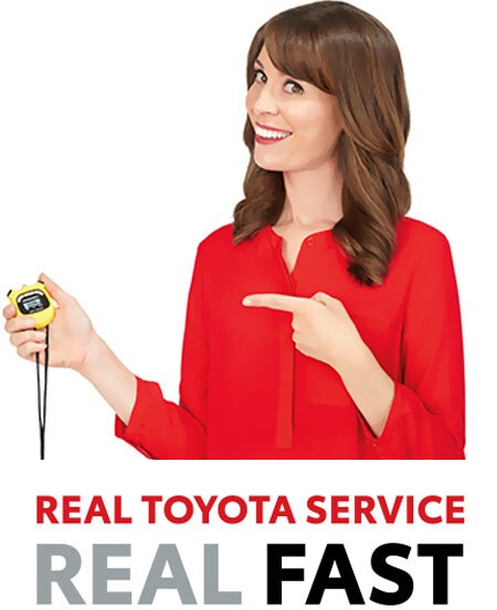 Real toyota service real fast